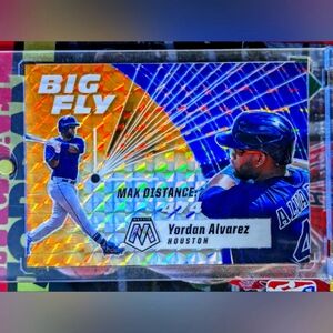 2021 Panini Prizm Big Fly Mosaic Yordan Alvarez Limited Edition 51/99